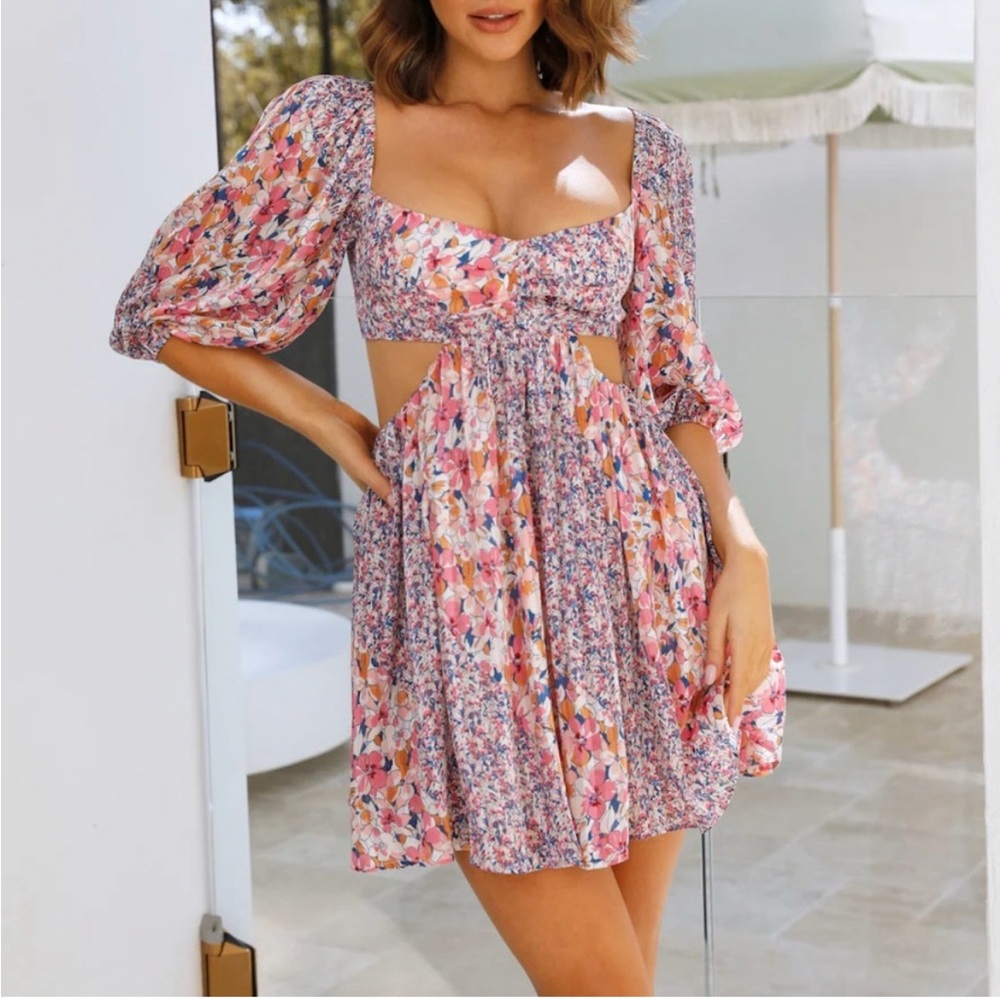 NWT Hello Molly My Secret Garden Mini Dress